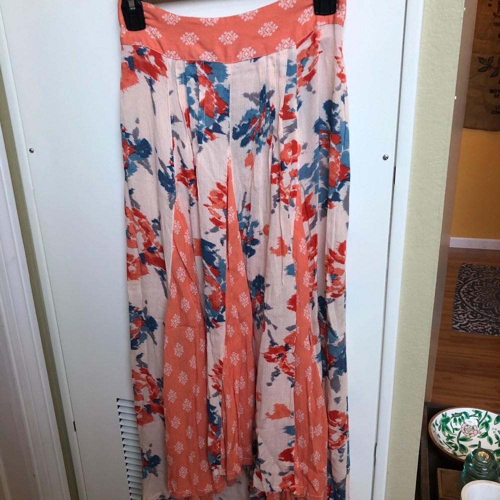 Free People Floral Skirt